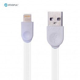 Pivoful Charging Data Sync Cable, 39" 100cm- 8pin for iPhone & Android - White