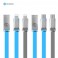Pivoful Charging Data Sync Cable, 3ft Durable Cables For iPhone Android - Micro USB cable (BLUE - 8pin for iPhone)
