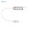 Pivoful 2 in 1 Lightning to 3.5mm Charge & Listen Music Adapter For iPhone 7 - White